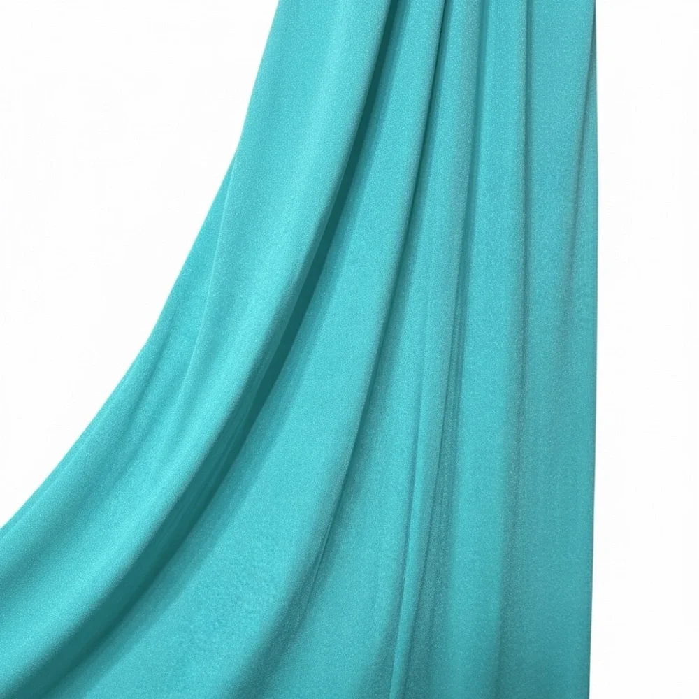 Elegant Turquoise Maxi Dress - Picture 4 of 7